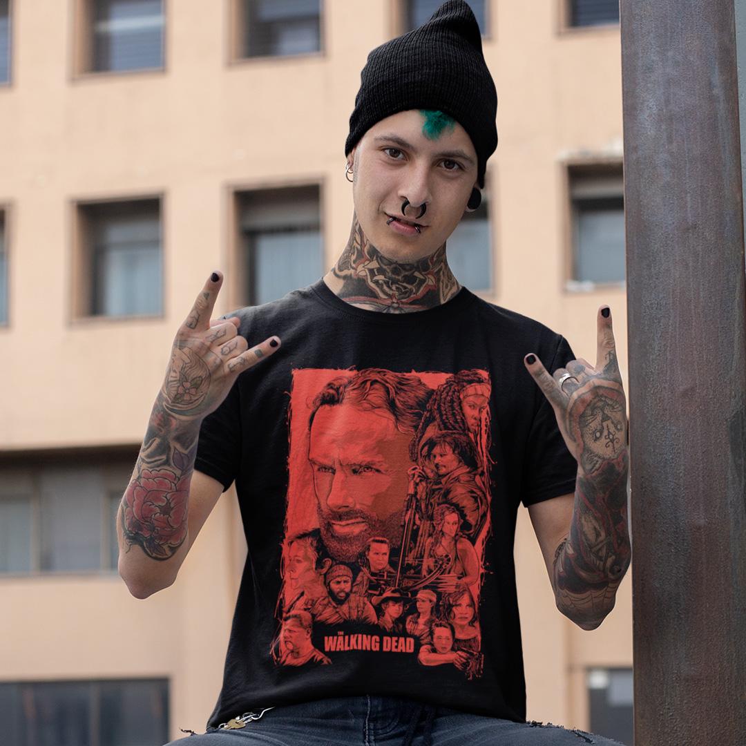 Футболка унісекс The Walking Dead 4XL Чорний (00000010362)