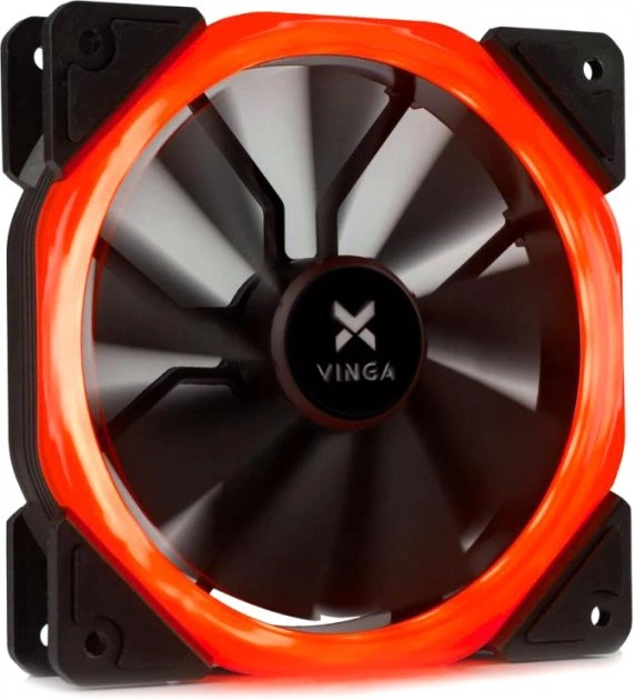 Кулер-вентилятор для ПК Vinga LED fan-01 Red (31037946)