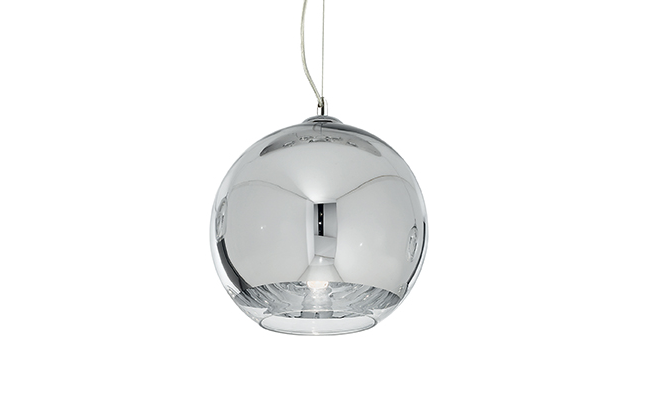 Лампа подвесная Ideal Lux DISCOVERY CROMO SP1 20 см Хром (59631)