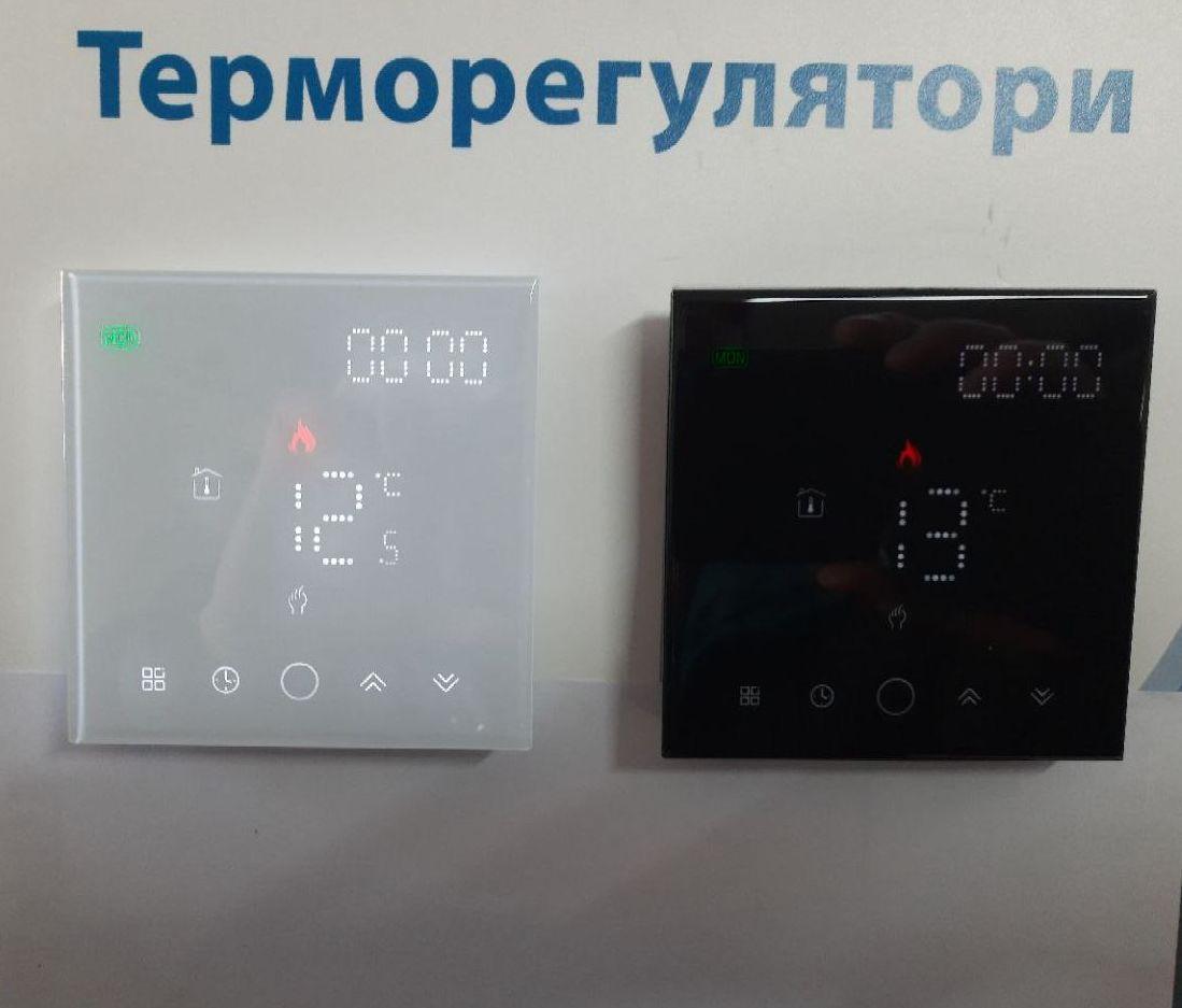 Терморегулятор для теплого пола EcoSMART WiFi Черный (1974570658) - фото 2