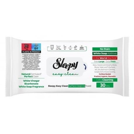 Салфетки влажные для уборки Sleepy Easy Clean Green 30 шт (000006311)