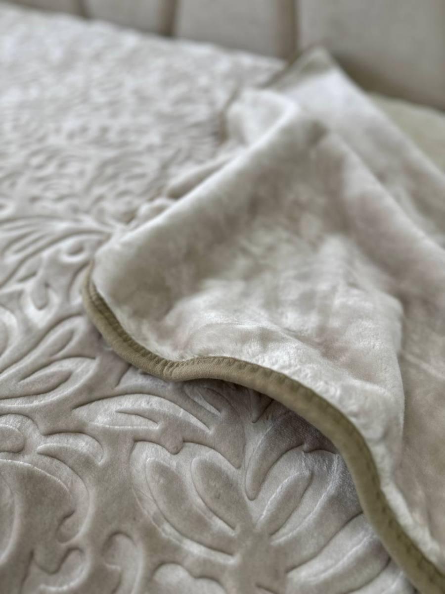 Плед 210х230 см Світло-сірий (Д-plush-pled-003) - фото 2 Плед 210х230 см Світло-сірий (Д-plush-pled-003) - фото 2