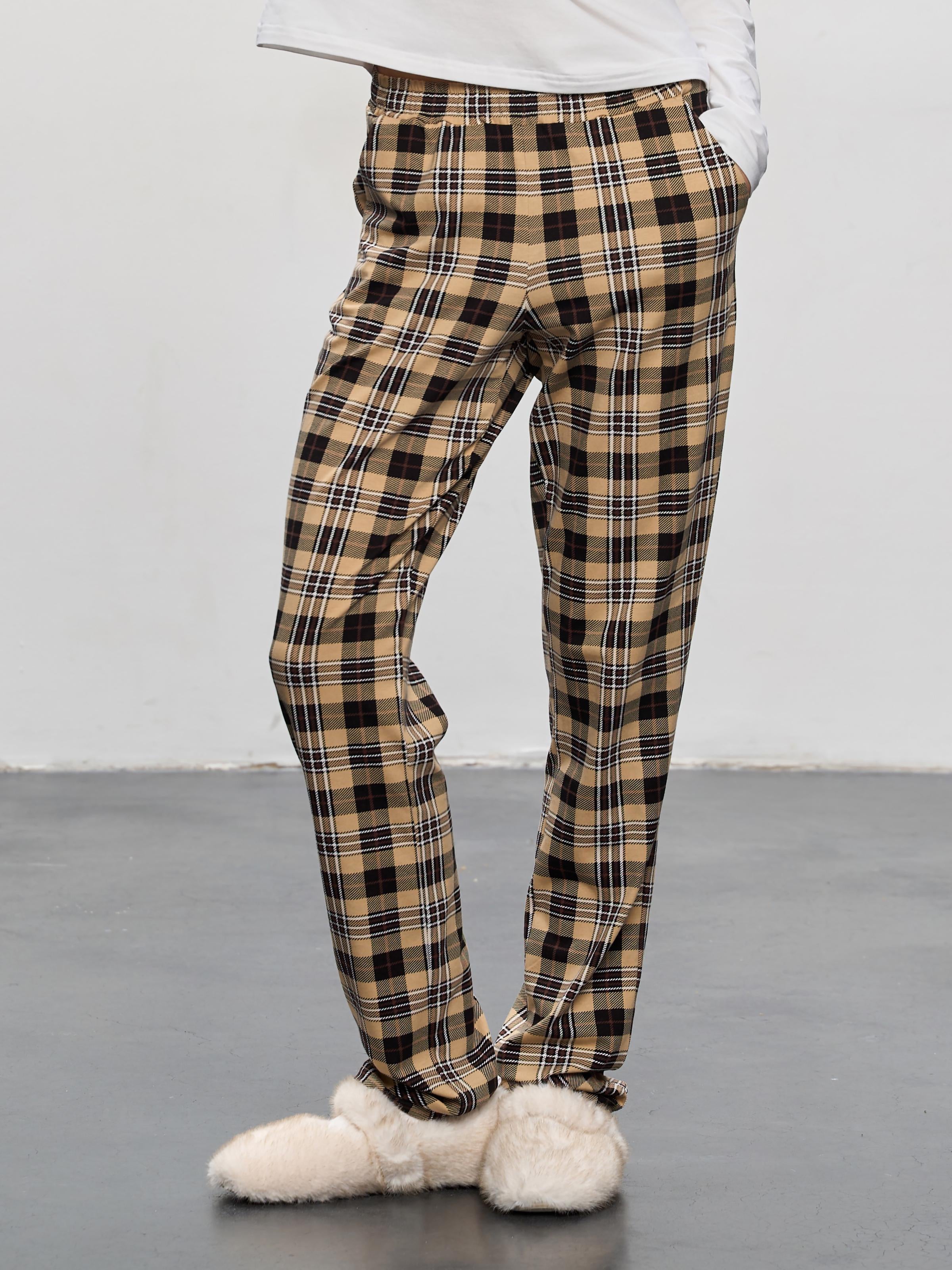 Штаны домашние женские ROZA 250910 2XL Коричневый (4824005754128)