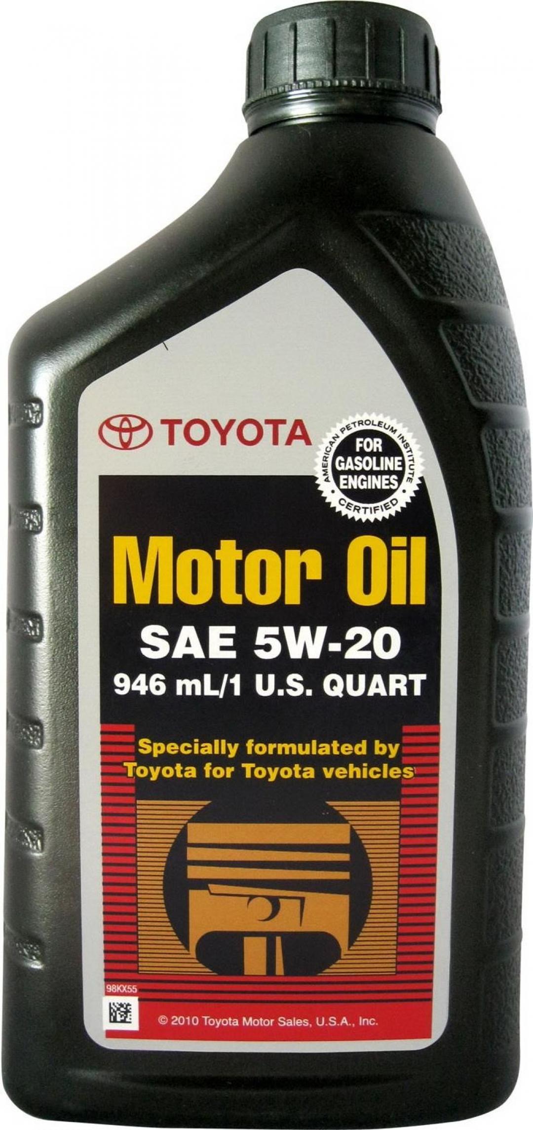 Моторное масло Toyota Motor Oil 5W-20 0,95 л