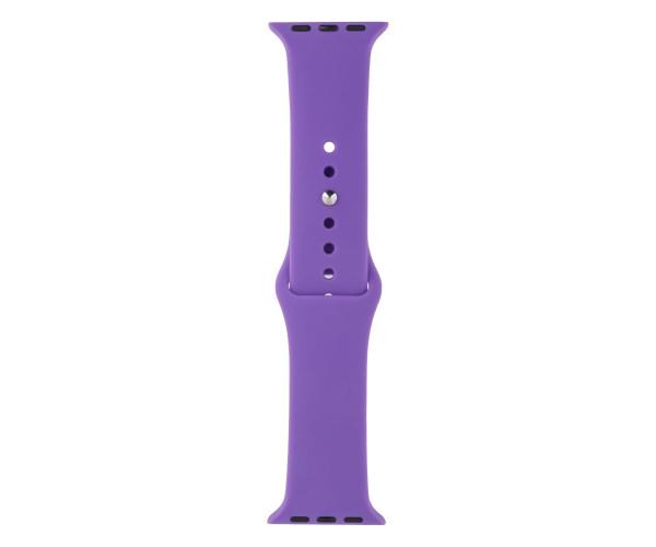 Ремінець Silicone One-Piece Size-S для Apple Watch 39 38/40 мм Elegant purple
