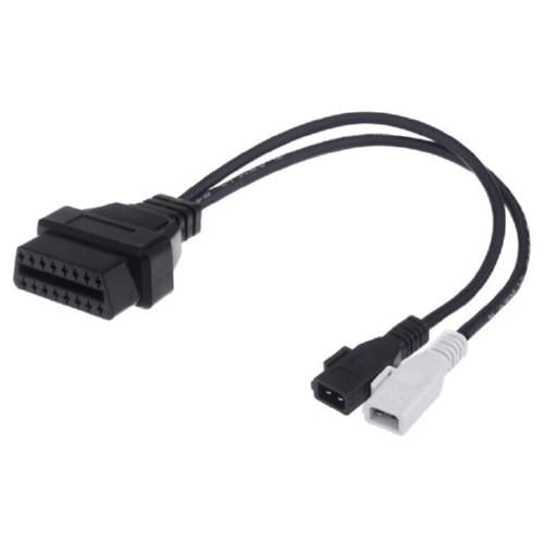 Адаптер з мамою OBD2 16PIN на vag 2x2pin 2+2pin vw audi тато