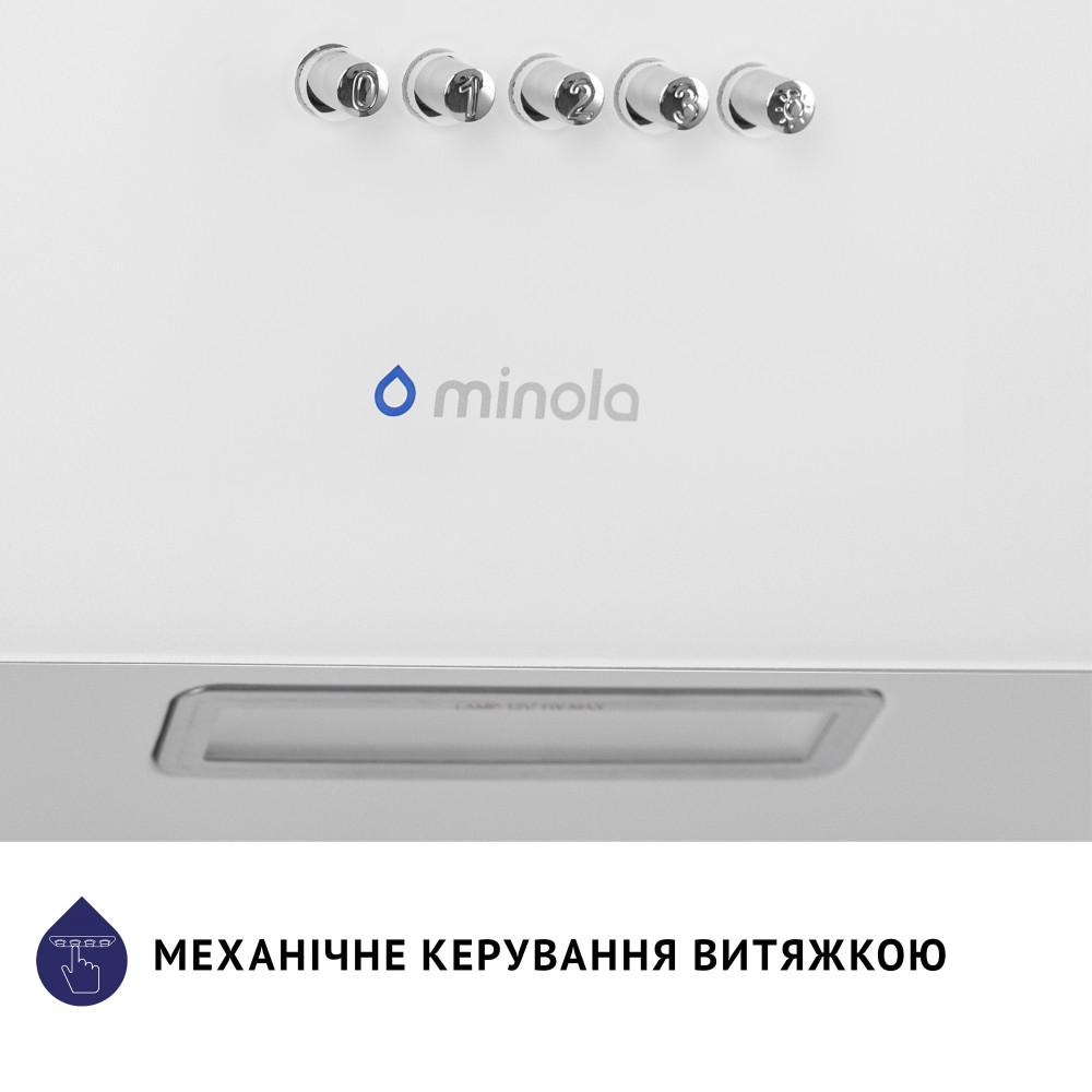 Витяжка декоративна Minola HDN 5224 WH 700 LED - фото 9