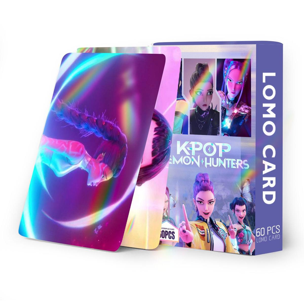 Набор карт Кпоп Охотники на демонов KPop Demon Hunters Руми/Мира/Зои/тигр Дерпи фотографии карты 60 шт.