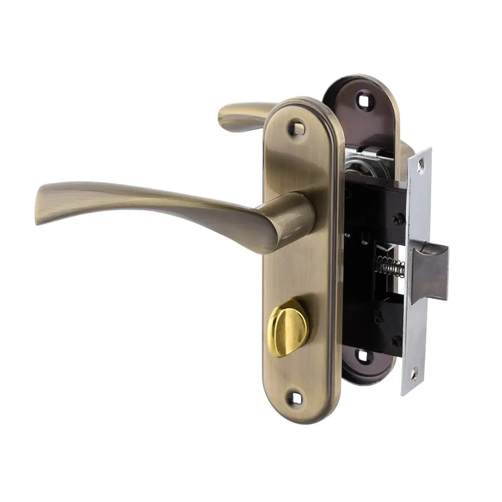 Ручка-защелка межкомнатная FZB 15-84 AB Бронзовый (326657E)