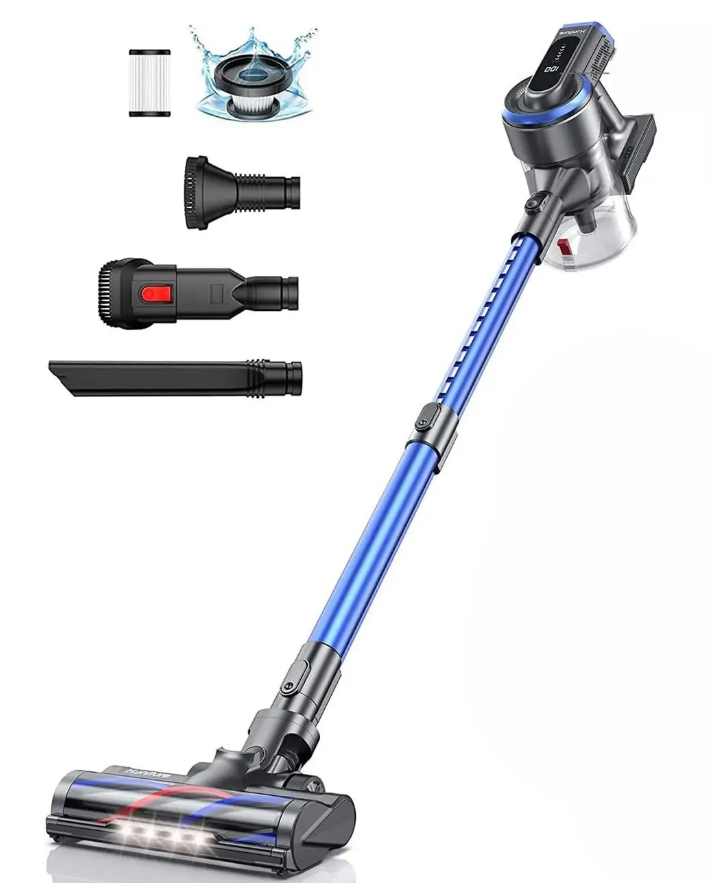 Пылесос аккумуляторный Honiture S12 33000 Па до 55 минут работы 5 уровней мощности (2899045585)