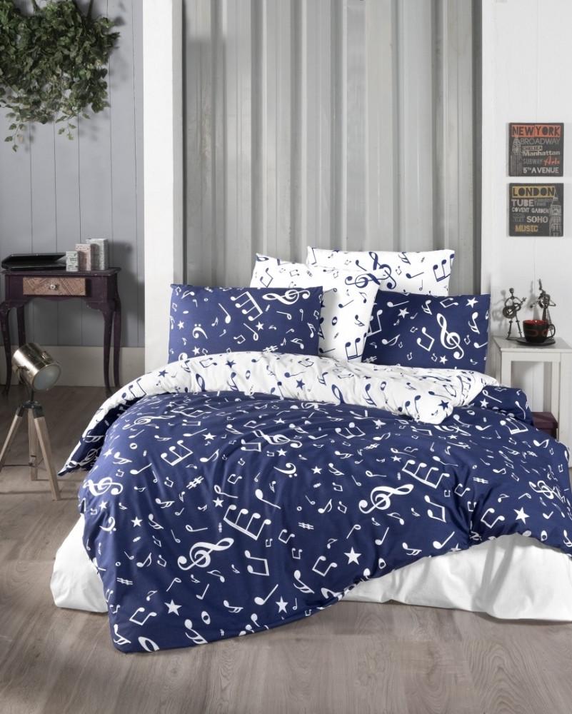 Постельное белье First Choice Major navy blue евро (2000026057) Постельное белье First Choice Major navy blue евро (2000026057)