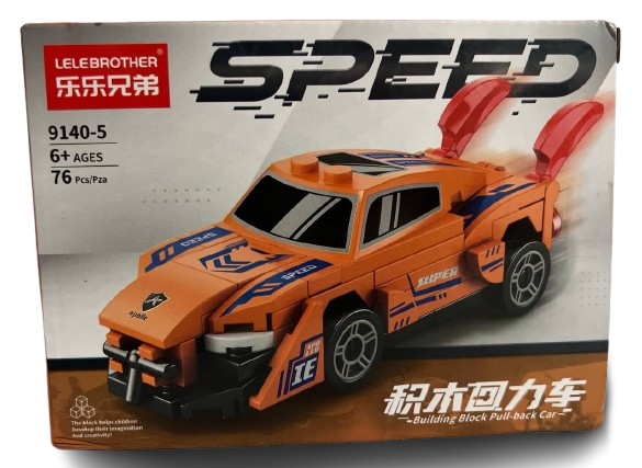 Конструктор гоночний автомобіль 76 деталей (9140-5)