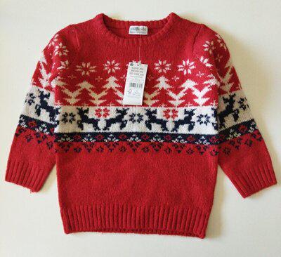 Кофтина дитяча Pepco з новорічним мотивом 92 см