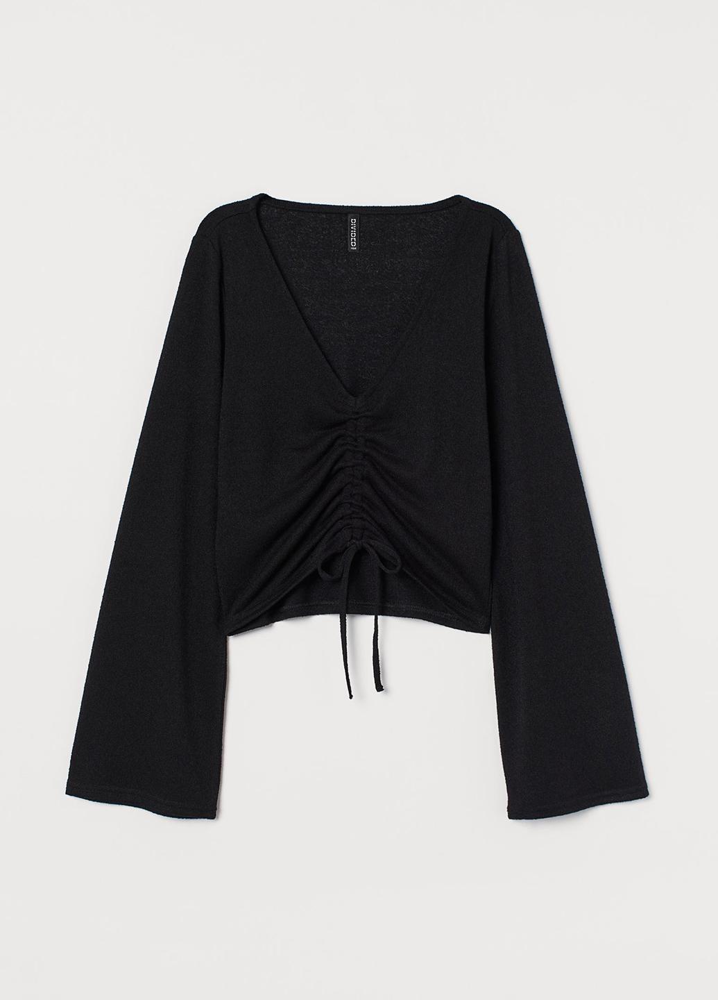 Лонгслив женский H&M L Черный (8314301b42)