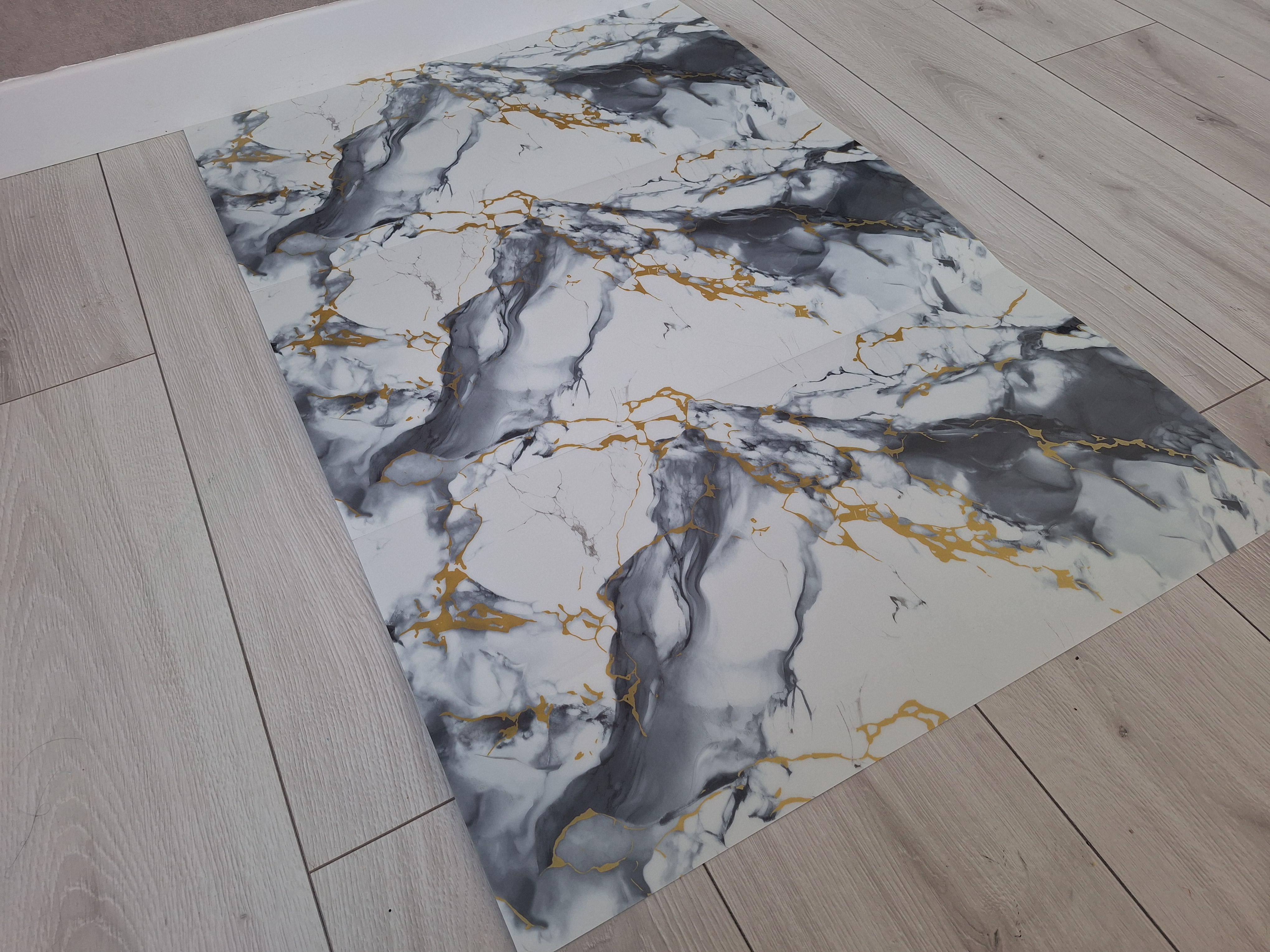 Плитка-самоклейка вінілова мармур 600х300х2 мм (F04)