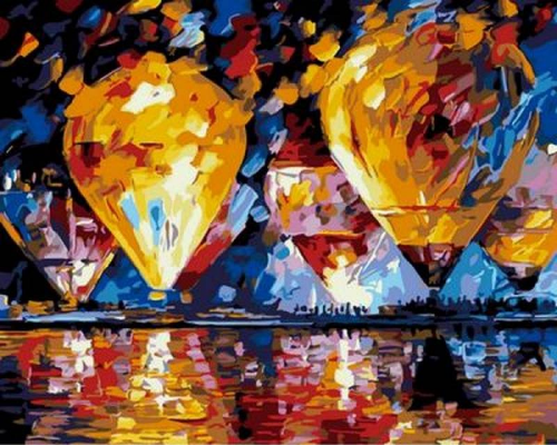 Картина по номерам Mariposa Воздушные шары 40x50 см (skl-Q745)