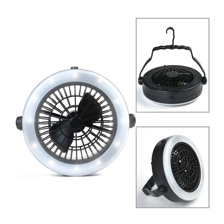 Ліхтар з вентилятором SUNROZ Lightweight для кемпінгу 2в1 Чорний (SUN4584) - фото 3 Ліхтар з вентилятором SUNROZ Lightweight для кемпінгу 2в1 Чорний (SUN4584) - фото 3