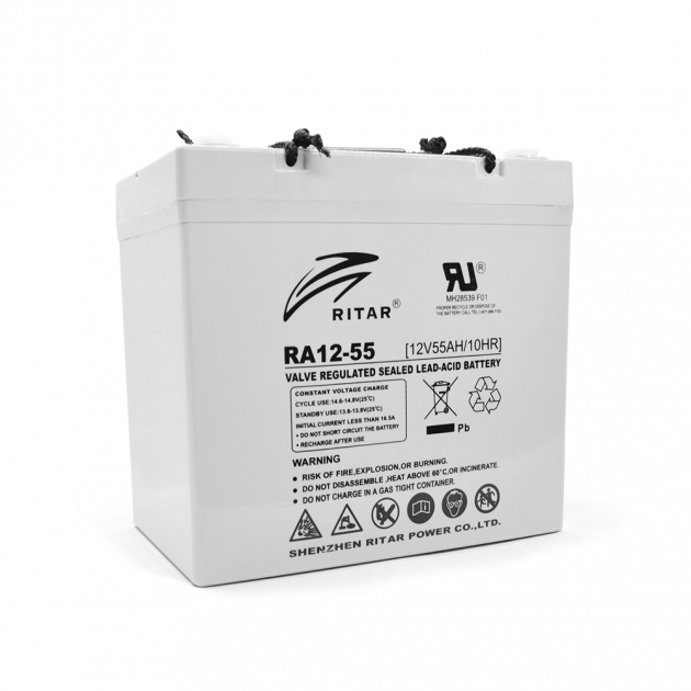 Аккумуляторная батарея Ritar AGM RA12-55 12V 55Ah Аккумуляторная батарея Ritar AGM RA12-55 12V 55Ah