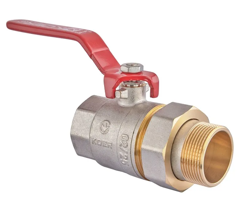 Кран з американкою KOER KR.229 1-1/4 ручка важіль (KR0150)