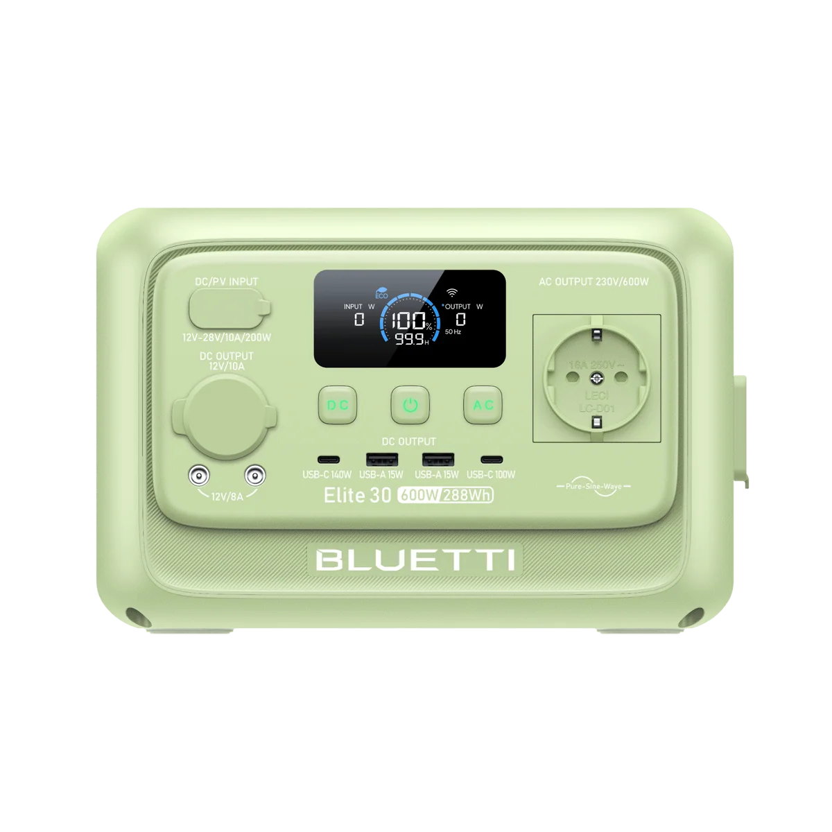 Зарядная станция BLUETTI Elite 30 V2 288 Вт/ч 600 Вт пик 1500 Вт LiFePO4 UPS 10 мс (0601)