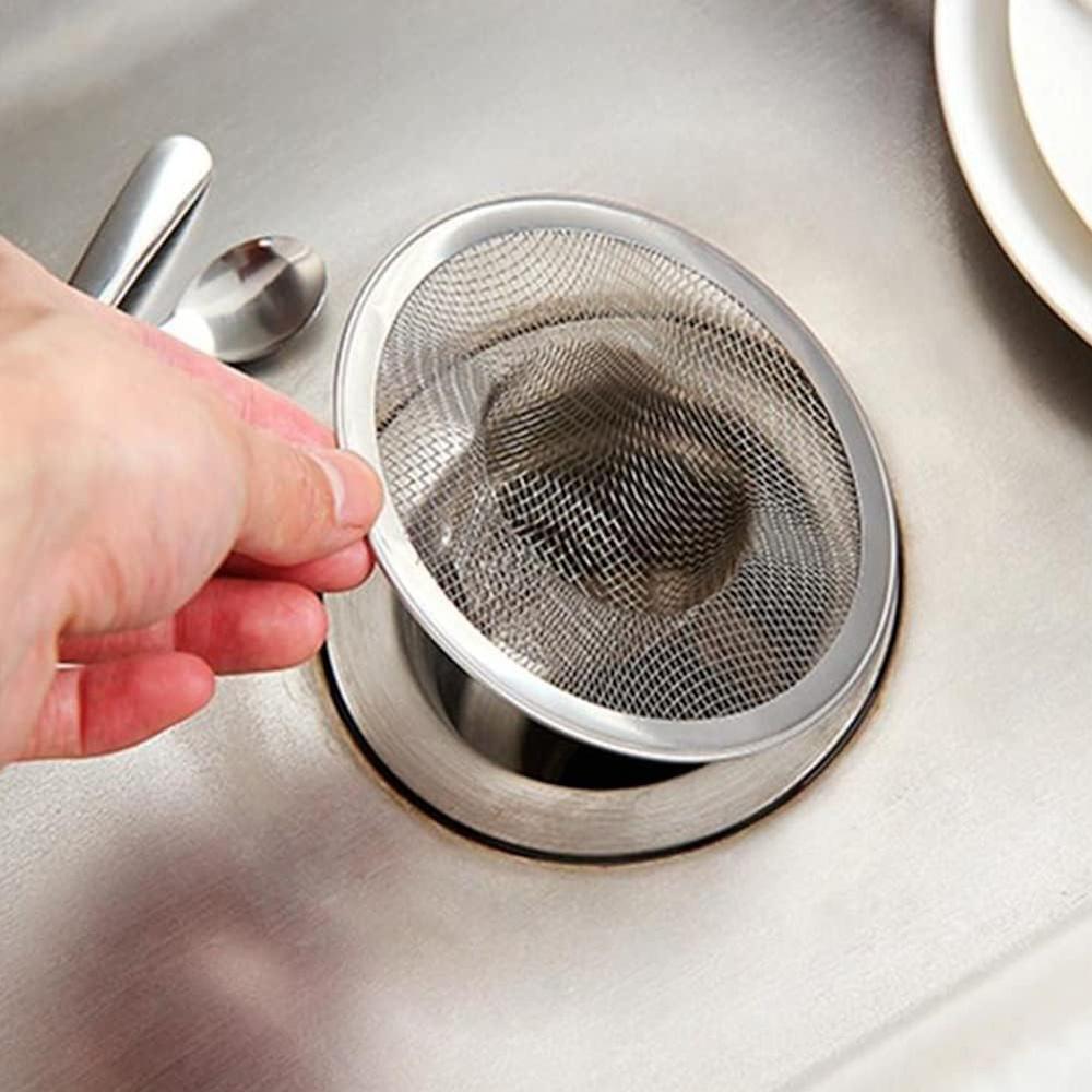 Сітка-фільтр для раковини з нержавіючої сталі проти засмічення 5 шт. Сріблястий (3000003808) - фото 2 Сітка-фільтр для раковини з нержавіючої сталі проти засмічення 5 шт. Сріблястий (3000003808) - фото 2