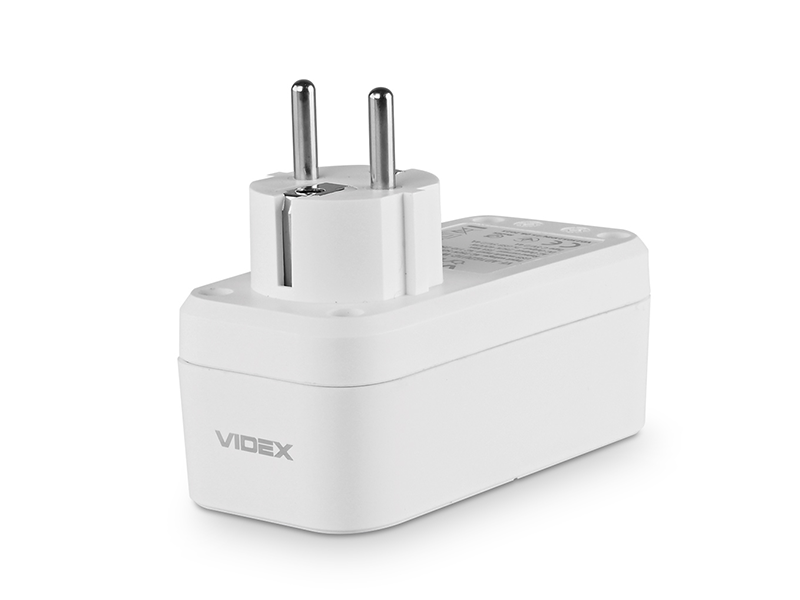 Адаптер сетевой Oncord 1п 2,4 A 2 USB/USB-C с заземлением Белый (VF-AD1G2U1C-W) - фото 5