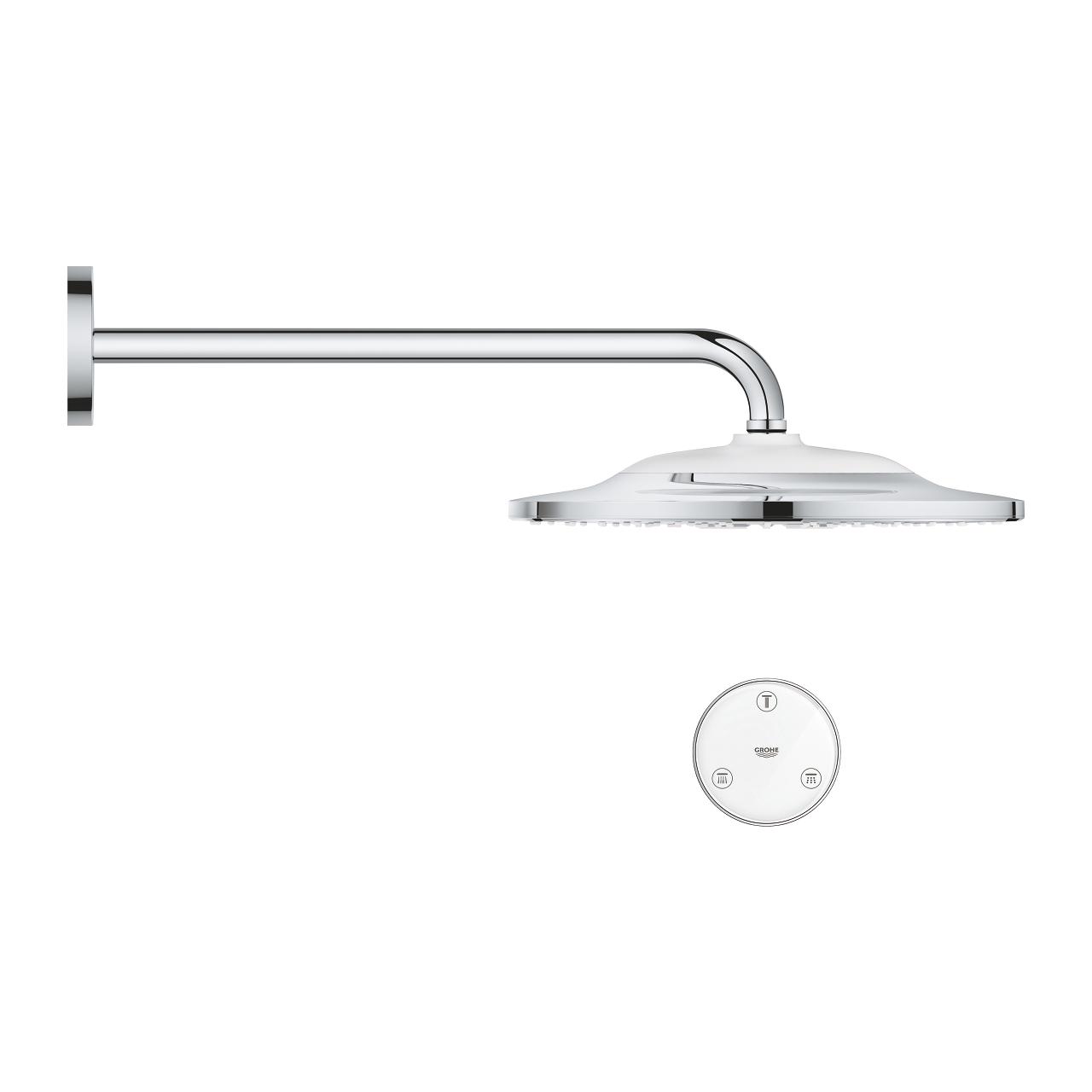 Душ верхній із кронштейном Grohe Rainshower SmartConnect 26640000 320 мм Хром (150536) - фото 6