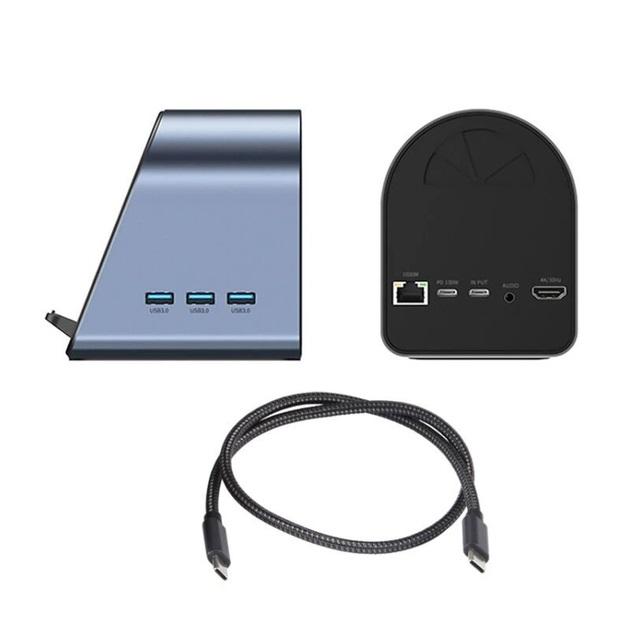 Док-станція 11в1 100W Working Station для Macbook/Windows/Android з бездротовою зарядкою - фото 2