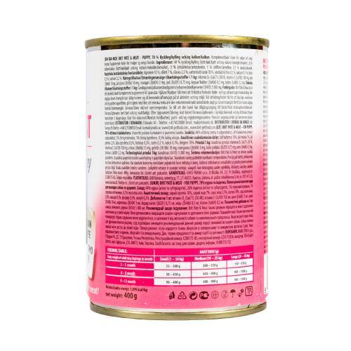 Корм влажный для щенков Brit Care Pate&Meat с курицей и индейкой 400 г - фото 3 Корм влажный для щенков Brit Care Pate&Meat с курицей и индейкой 400 г - фото 3