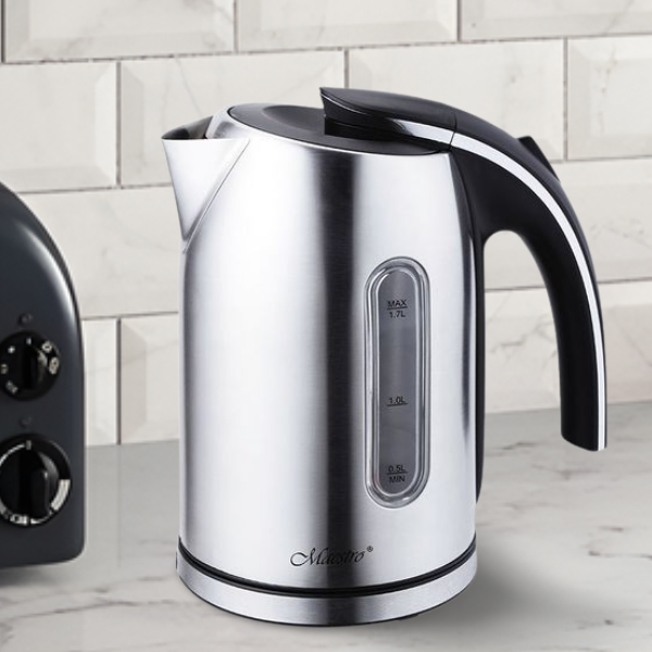 Електрочайник з нержавіючої сталі з дисковим нагрівачем 1,7 л - фото 3 Електрочайник з нержавіючої сталі з дисковим нагрівачем 1,7 л - фото 3