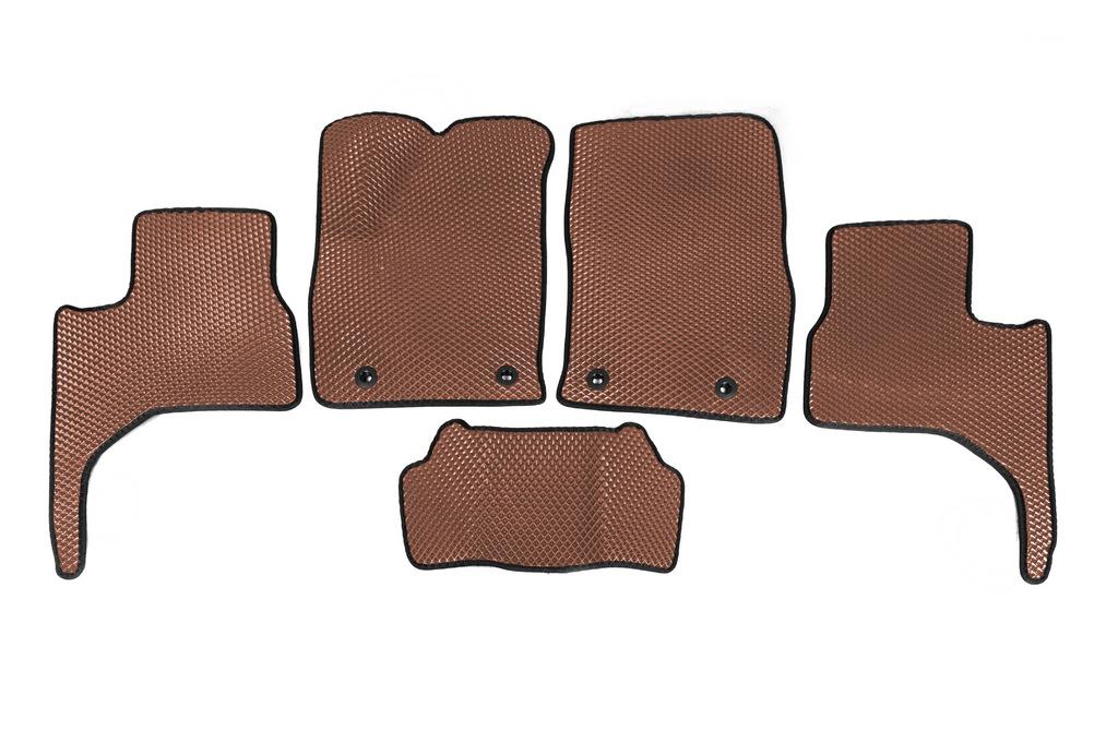 Коврики EVA Digital Designs для Toyota Land Cruiser 300 этилвинилацетат Коричневый Коврики EVA Digital Designs для Toyota Land Cruiser 300 этилвинилацетат Коричневый