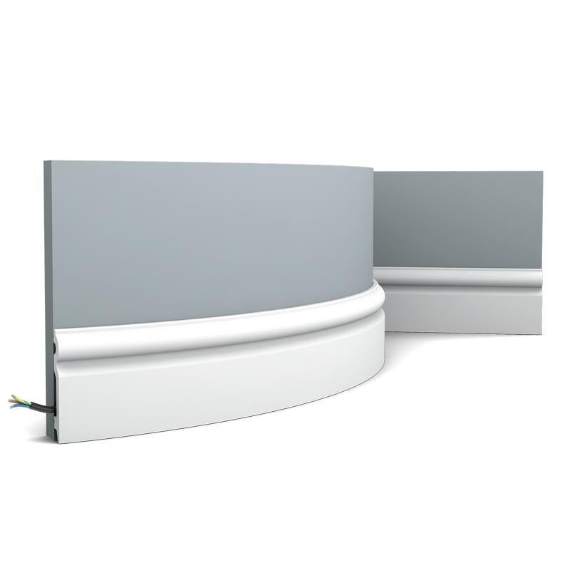Плинтус напольный гибкий Orac Decor SX137F 2000х99х15 мм (2872) Плинтус напольный гибкий Orac Decor SX137F 2000х99х15 мм (2872)