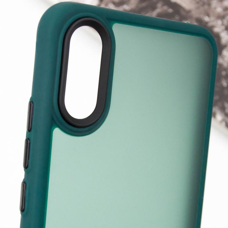 Противоударный чехол TPU+PC Lyon Frosted для Xiaomi Redmi 9A Green - фото 5