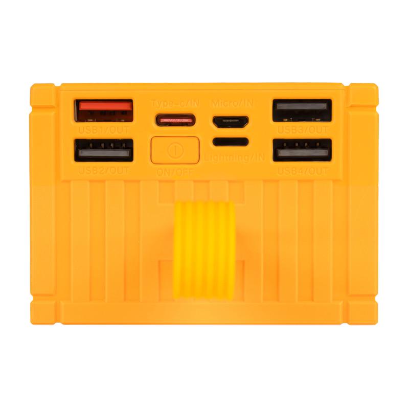 Повербанк Aura NRG-P30 30000 mAh 22,5W Yellow - фото 3