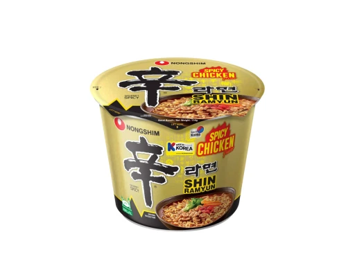 Лапша Nongshim Shin Ramyun Gourmet Spicy Chicken в миске 114 г