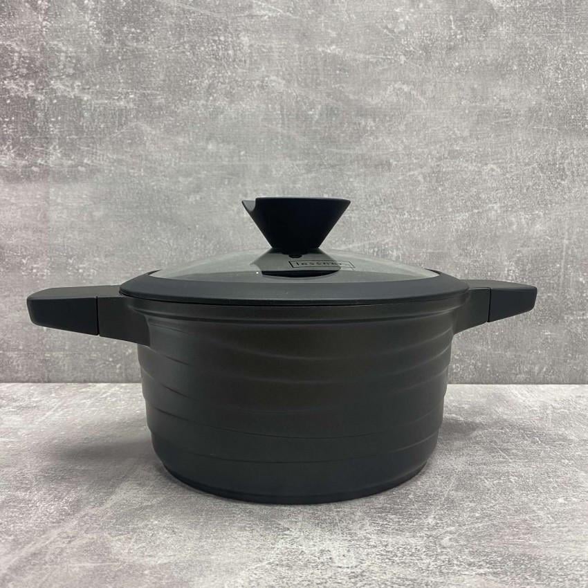 Каструля з кришкою Lessner Pro New 2,7 л Black (55872-20) - фото 1 Каструля з кришкою Lessner Pro New 2,7 л Black (55872-20) - фото 1