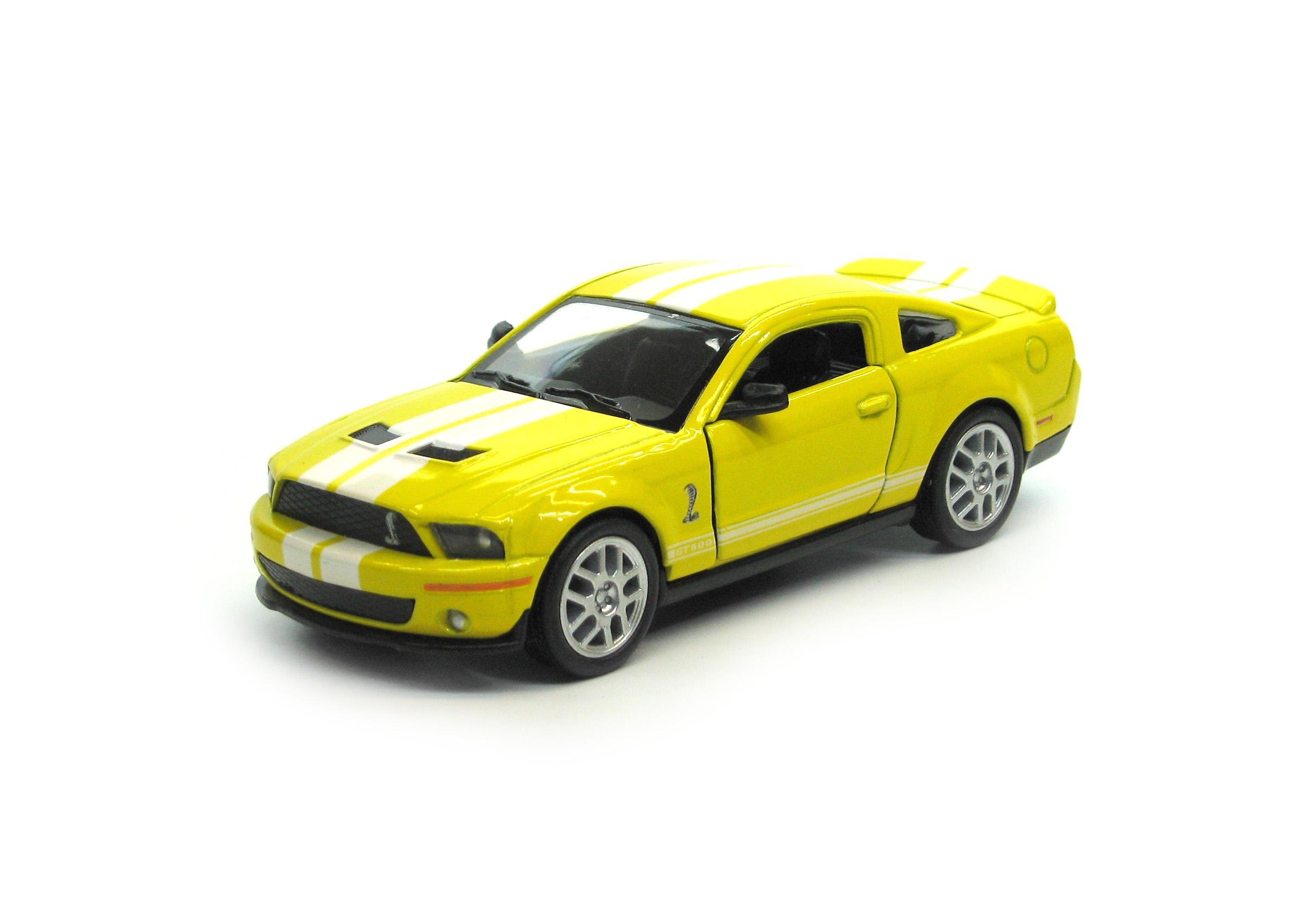 Машина металлическая KT5310W Shelby GT500 2007 (KT5310W Yellow)