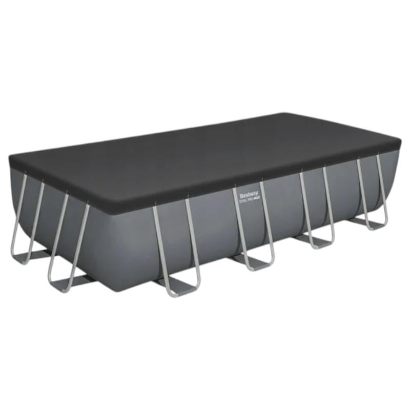 Бассейн каркасный Bestway с картриджным фильтром стремянкой и тентом 549х274х122см Серый (56465) - фото 5 Бассейн каркасный Bestway с картриджным фильтром стремянкой и тентом 549х274х122см Серый (56465) - фото 5