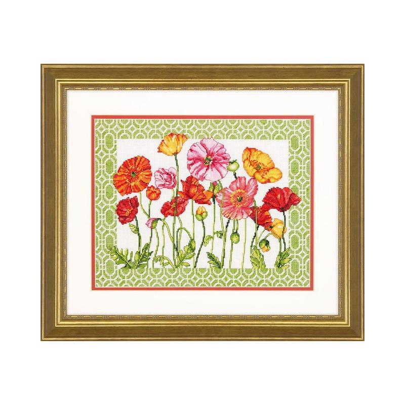 Набор для вышивания крестиком Dimensions 70-35350 Poppy Pattern (21605) Набор для вышивания крестиком Dimensions 70-35350 Poppy Pattern (21605)