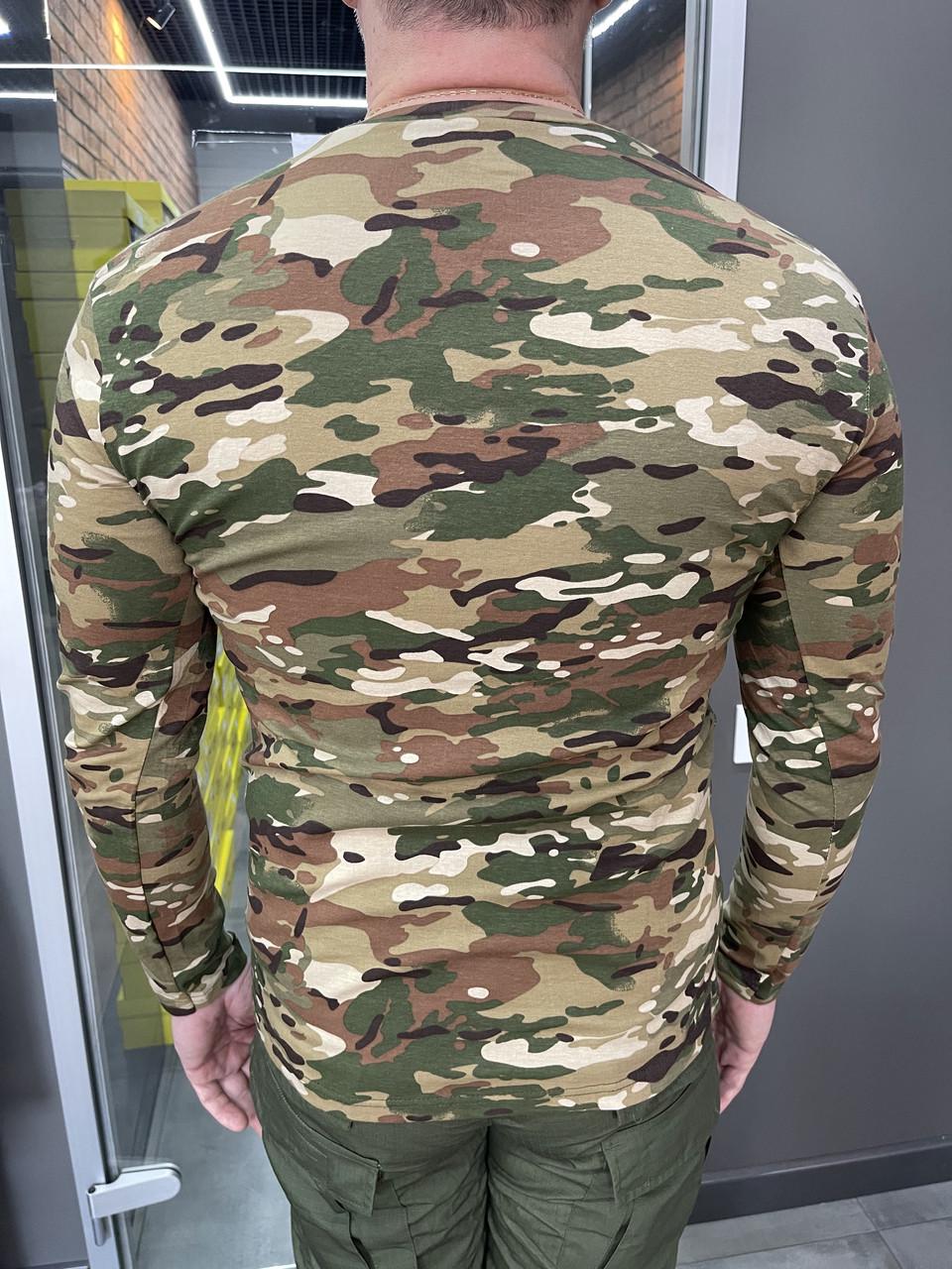 Футболка армійська з довгим рукавом XL Мультикам (243682) - фото 4