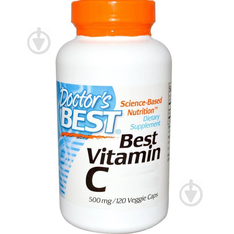Витамин С Doctor's Best 500 мг 120 гелевых капсул (DRB00256)