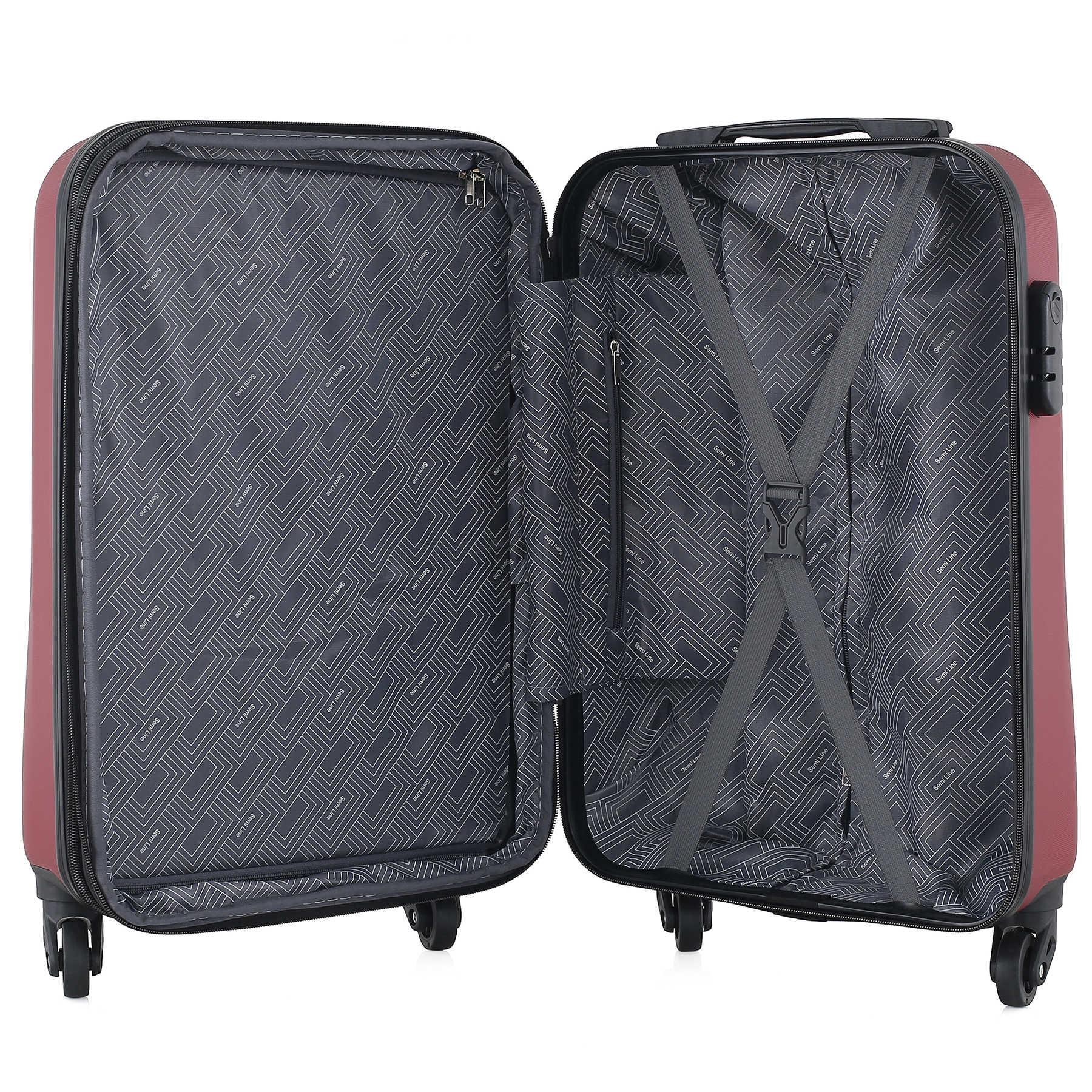 Валіза Semi Line 20" S Cherry (T5639-1) - фото 2 Валіза Semi Line 20" S Cherry (T5639-1) - фото 2