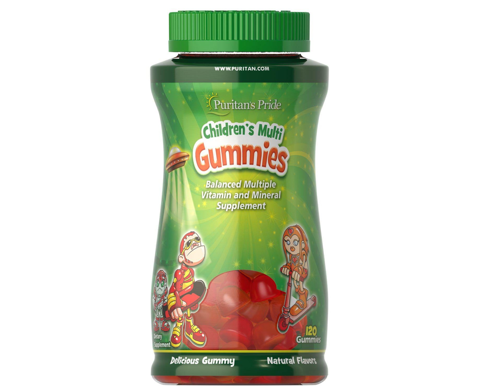 Витаминно-минеральный комплекс Puritan's Pride Children's Multivitamins and Minerals 120 Gummies Витаминно-минеральный комплекс Puritan's Pride Children's Multivitamins and Minerals 120 Gummies
