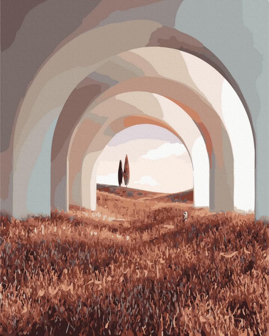 Картина по номерам Brushme Путь в тонах пастель 40x50 см (GX40386)