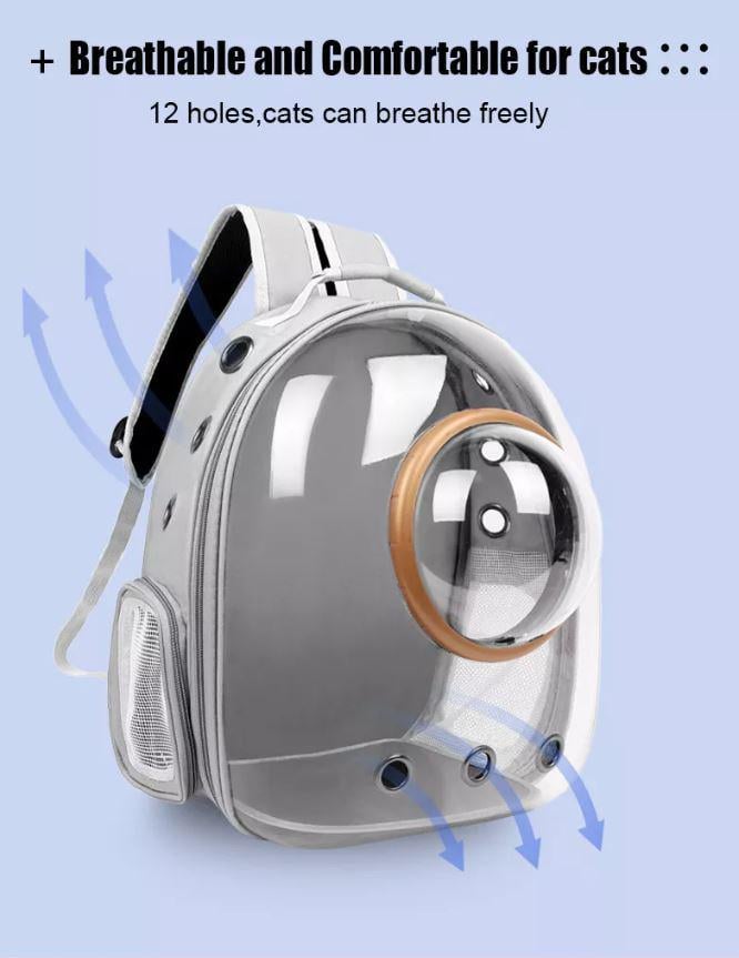 Рюкзак-капсула для переноски кошек Lollimeow (DY0798) - фото 5 Рюкзак-капсула для переноски кошек Lollimeow (DY0798) - фото 5