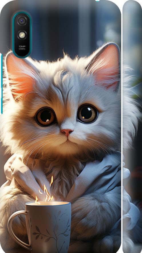 Чехол на Xiaomi Redmi 9A White cat (5646m-2034-42517) Чехол на Xiaomi Redmi 9A White cat (5646m-2034-42517)