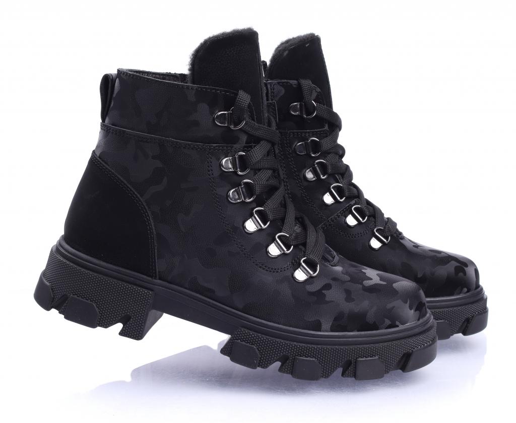 Черевики осінні Topitop для дівчаток 2924 р. 33 Чорний