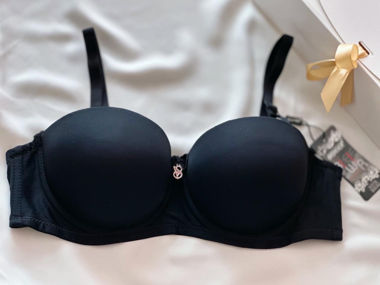 Бюстгальтер Biweier на кісточках з Push-Up 75B Чорний (31537)