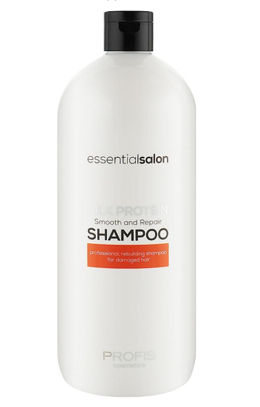 Шампунь для волос Profis Silk Protein с протеинами шелка и кератином для восстановления и питания 1000 мл (28484)