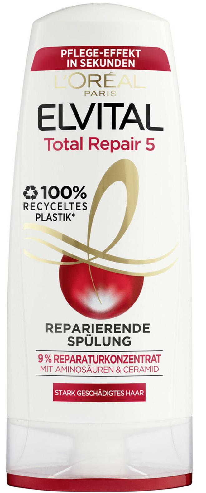 Кондиционер для восстановления сильноповрежденных волос L'Oreal Paris Elvital Total Repair 5 250 мл